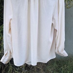 Elegant Cream Women's Top